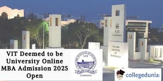 VIT Online MBA Admission Open; Application Deadline Extended to March 12